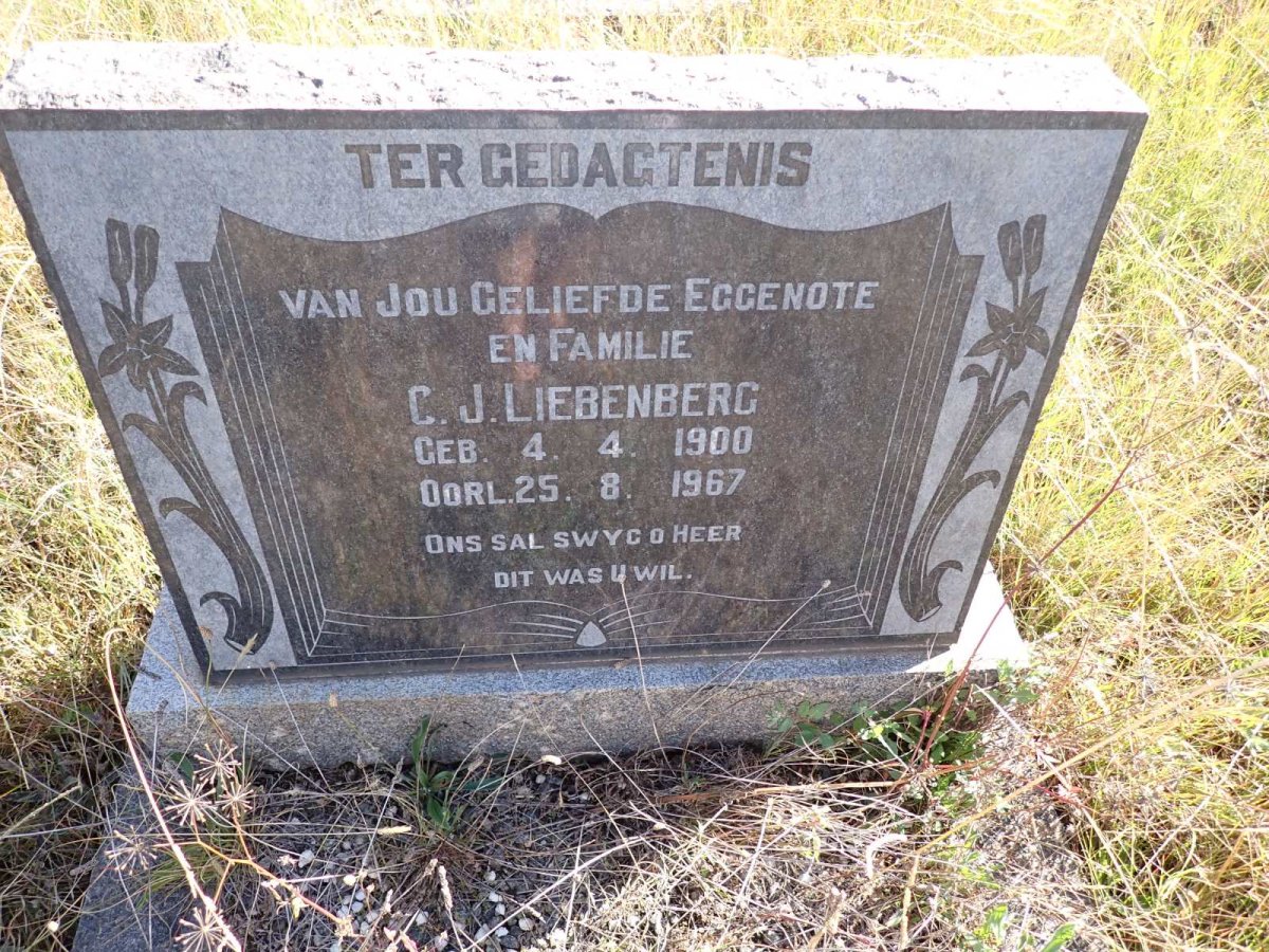 LIEBENBERG C.J. 1900-1967