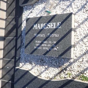 MABESELE Moruti Petrus 1942-2019