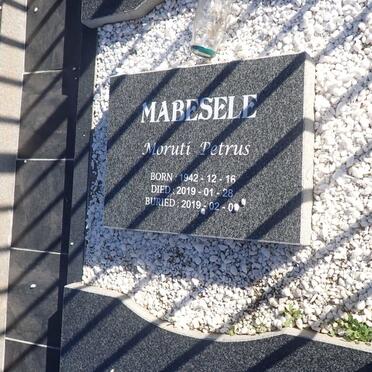 MABESELE Moruti Petrus 1942-2019