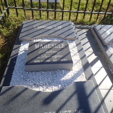 MABESELE Puleng Doortjie 1944-2017