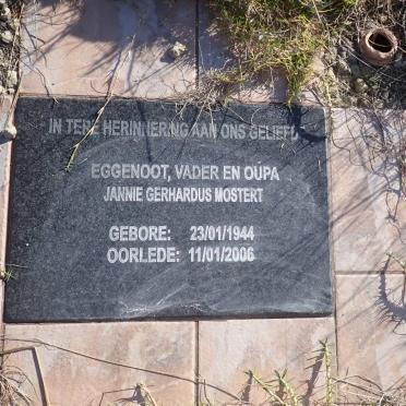 MOSTERT Jannie Gerhardus 1944-2006