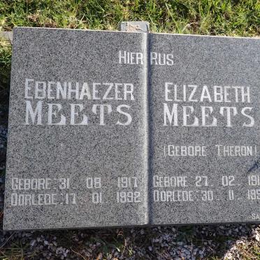MEETS Ebenhaezer 1917-1992 & Elizabeth THERON 1913-1994