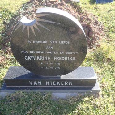 NIEKERK Catharina Fredrika, van 1965-2006