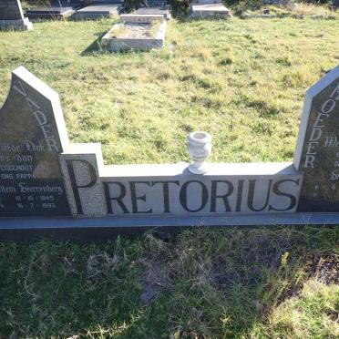 PRETORIUS Willem Sterrenberg 1945-1993 & Stephania 1950-