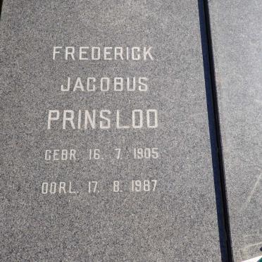 PRINSLOO Frederik Jacobus 1905-1987