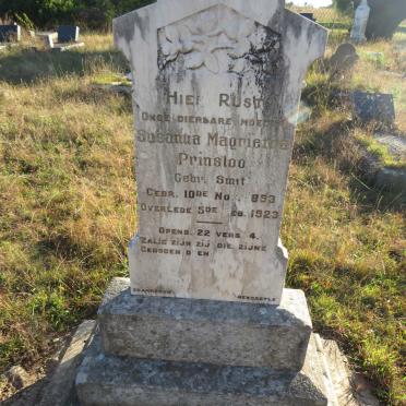 PRINSLOO Susanna Magrietha nee SMIT 1853-1923