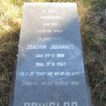 PRINSLOO Joachim Johannes 1888-1967