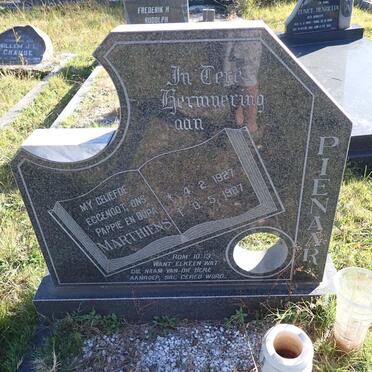 PIENAAR Marthiens 1927-1987