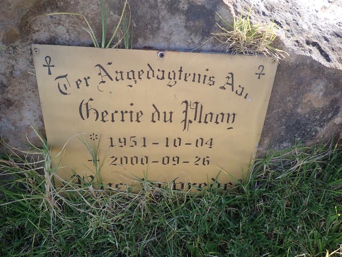 PLOOY Herrie, du 1951-2000