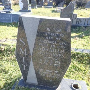 SMIT Abraham Johannes 1915-1996