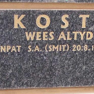 KOSTER Sanpat S.A. nee SMIT  1931-2002