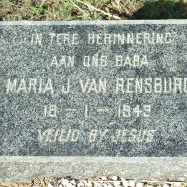 RENSBURG Maria J., van 1943-1943
