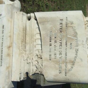 VILLIERS Peter Kuyper, de 1872-1938