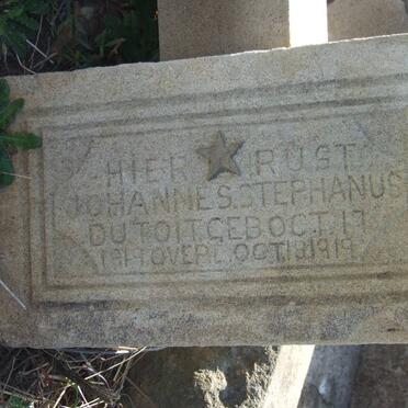 TOIT Johannes Stephanus, du 1919-1919 