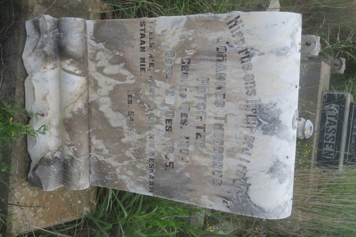 POTGIETER Johannes Theodorus 1907-1935