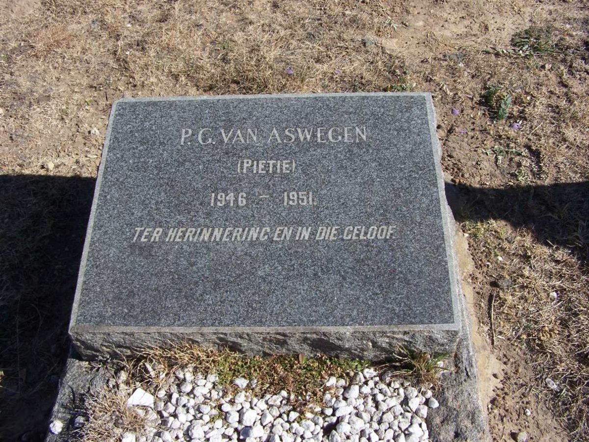 ASWEGEN P.G., van 1946-1951