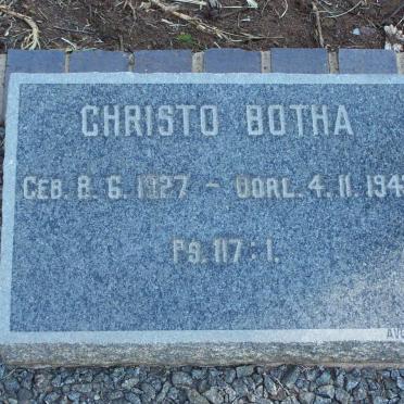 BOTHA Christo 1927-1943