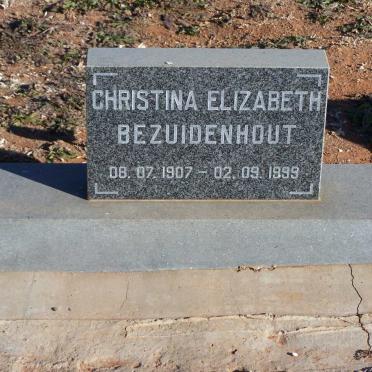 BEZUIDENHOUT Christina Elizabeth 1907-1999