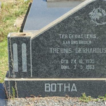 BOTHA Theunis Gerhardus 1935-1963