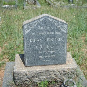 CILLIERS Johan Hendrik 1880-1953