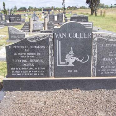 COLLER Frederik Hendrik Jacobus, van 1908-1969 &amp; Maria Magdalena Susanna 1912-1983