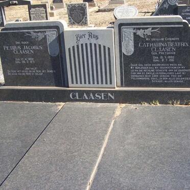 CLAASEN Petrus Jacobus 1888-1971 &amp; Catharina Beatrix PRETORIUS 1890-1961