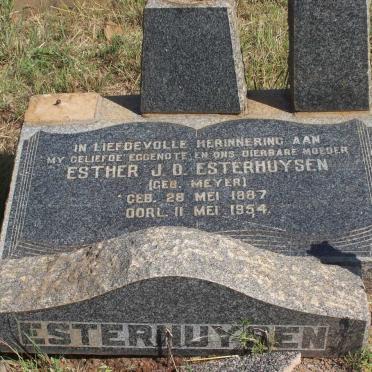 ESTERHUYSEN Esther J.D. nee MEYER 1887-1954