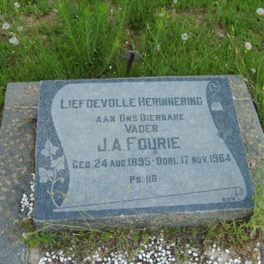 FOURIE J.A. 1895-1964