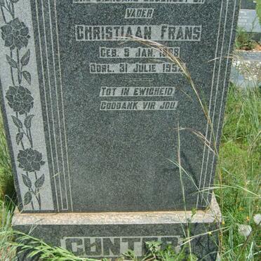 GUNTER Christiaan Frans 1888-1952