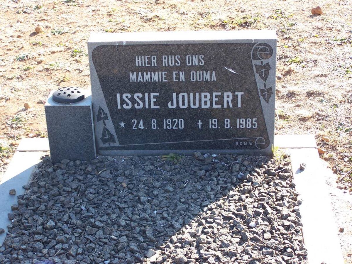 JOUBERT Issie 1920-1985