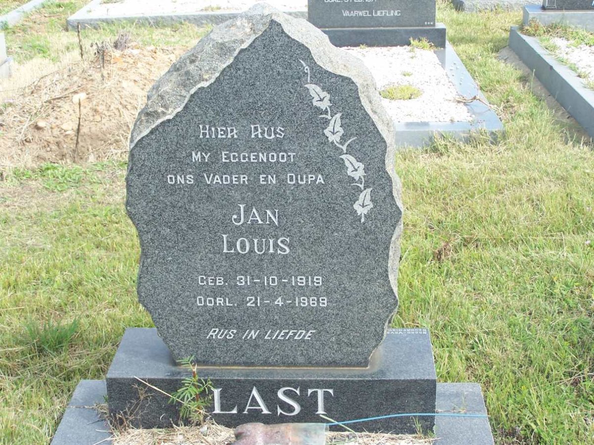 LAST Jan Louis 1919-1969