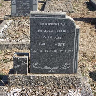 MENTZ Paul J. 1913-1958