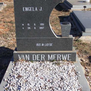 MERWE Engela Johanna, van der 1951-1997