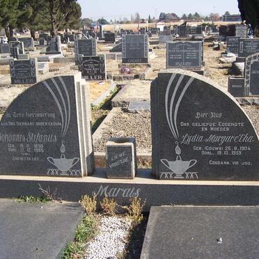 MARAIS Johannes Stephanus 1898-1965 &amp; Lydia Magaretha GOUWS 1904-1959