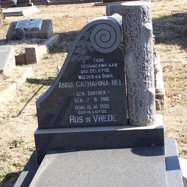 NEL Anna Catharina nee GUNTER 1916-1995