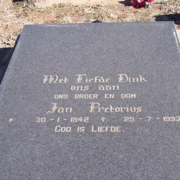 PRETORIUS Jan 1942-1993