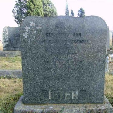 PIETERS Johannes Hendrik 1886-1??0