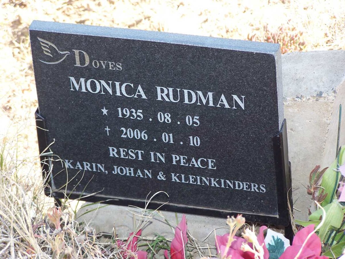 RUDMAN Monica 1935-2006