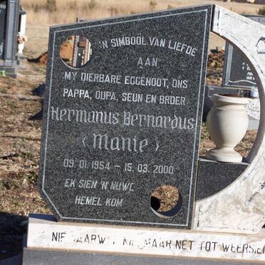 SWART Hermanus Bernardus 1954-2000