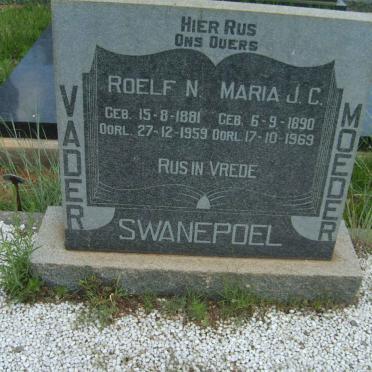 SWANEPOEL Roelf N. 1881-1959 &amp; Maria J.C. 1890-1969