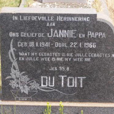 TOIT Jannie, du 1941-1966
