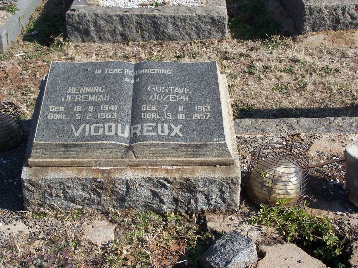 VIGOUREUX Henning Jeremiah 1941-1963 :: VIGOUREUX Gustave Jozeph 1913-1957