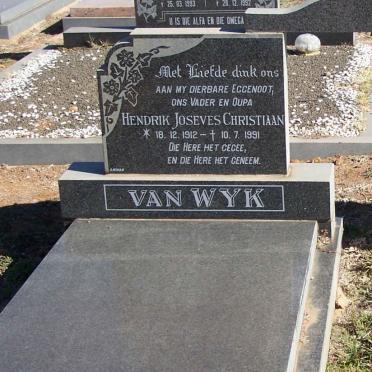 WYK Hendrik Joseves Christiaan, van 1912-1991