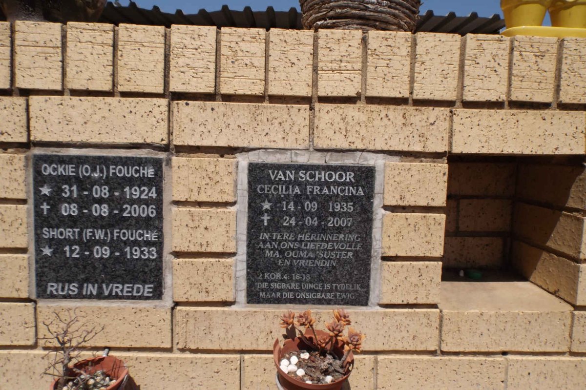 SCHOOR Cecilia Francina, van 1935-2007