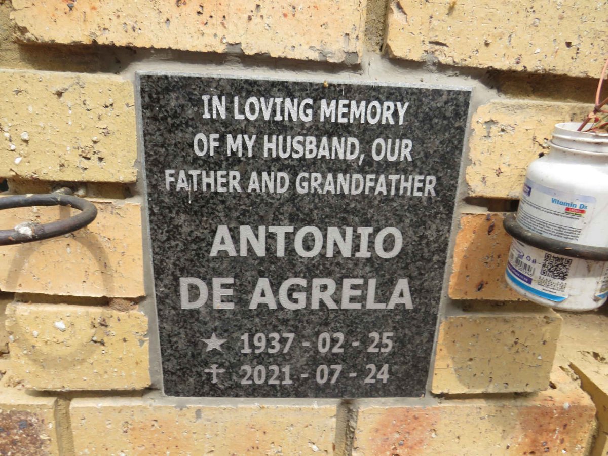 AGRELA Antonio, de 1937-2021