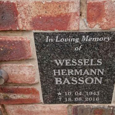 BASSON Wessels Hermann 1943-2016
