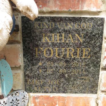 FOURIE Kihan 2012-2014