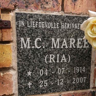 MAREE M.C. 1914-2007