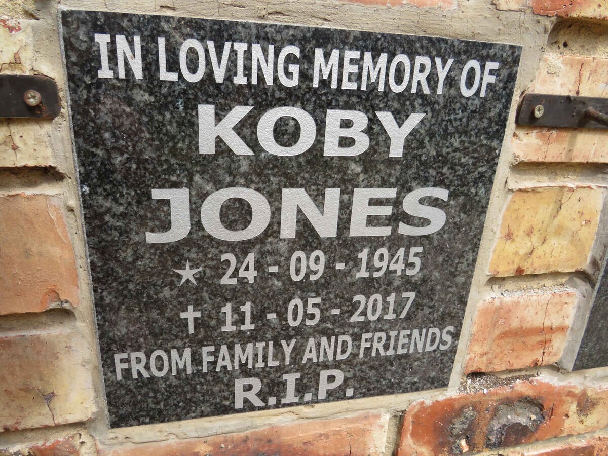 JONES Koby 1945-2017