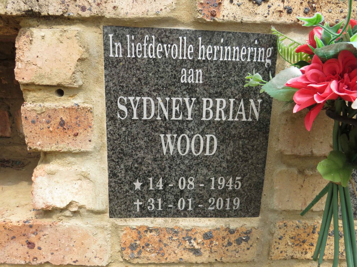 WOOD Sydney Brian 1945-2019